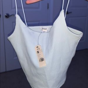 Garage blue tank top